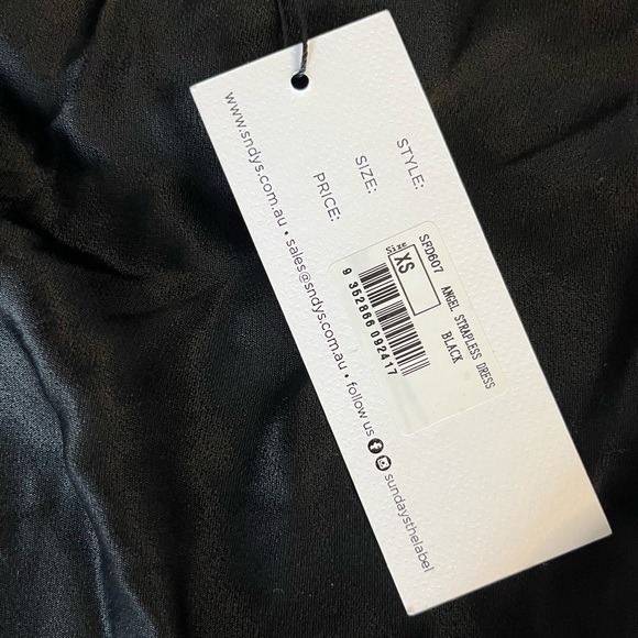 Sundays the label Black angel dress XS - Picture 3 of 4